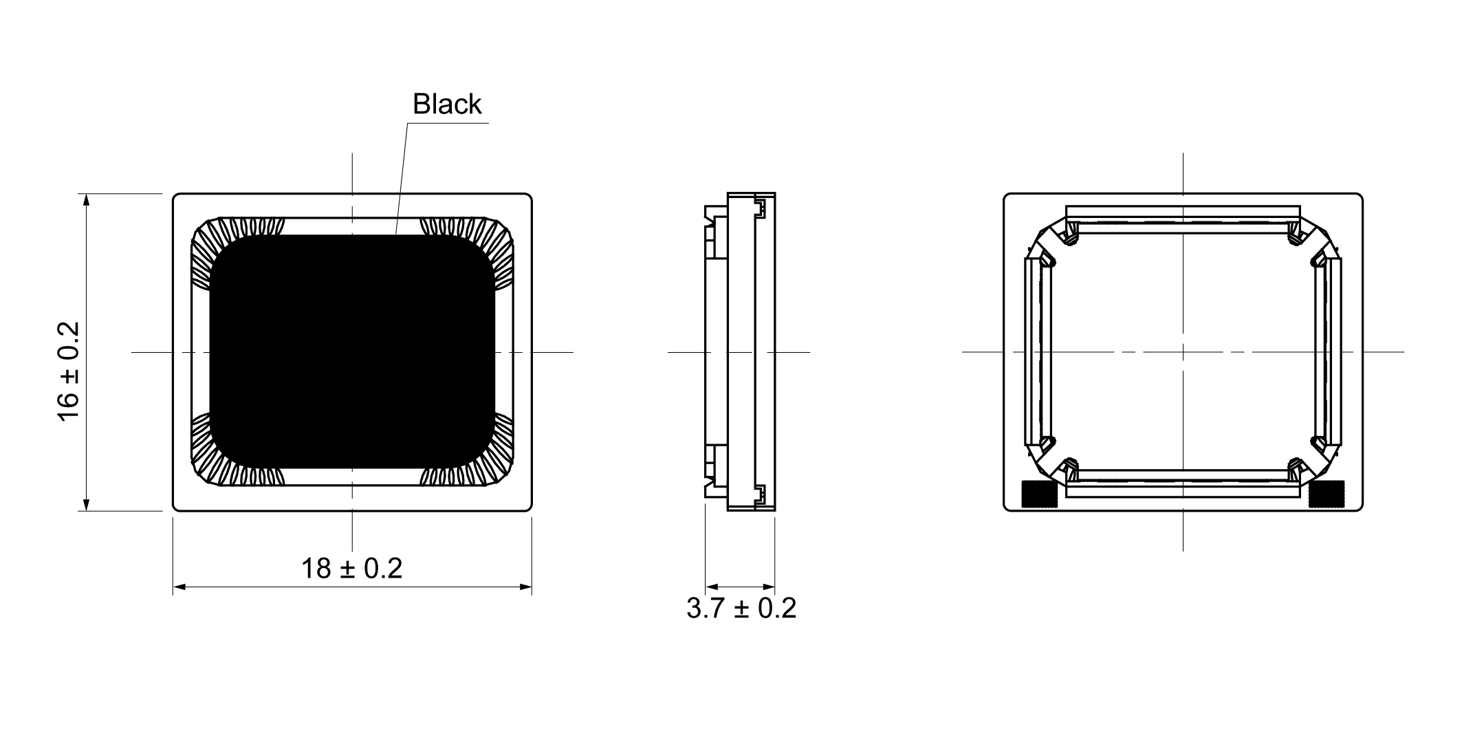 OSR1816E-3.7TB1.5W8A Mechanical Drawing